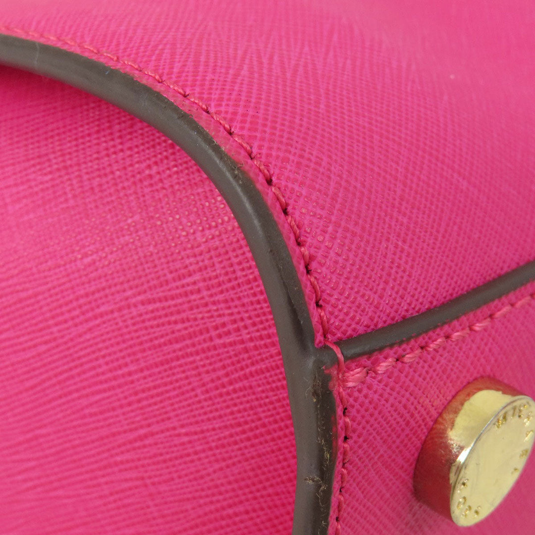 MICHAEL KORS Handbag PVC pink 2WAY Women Used Authentic