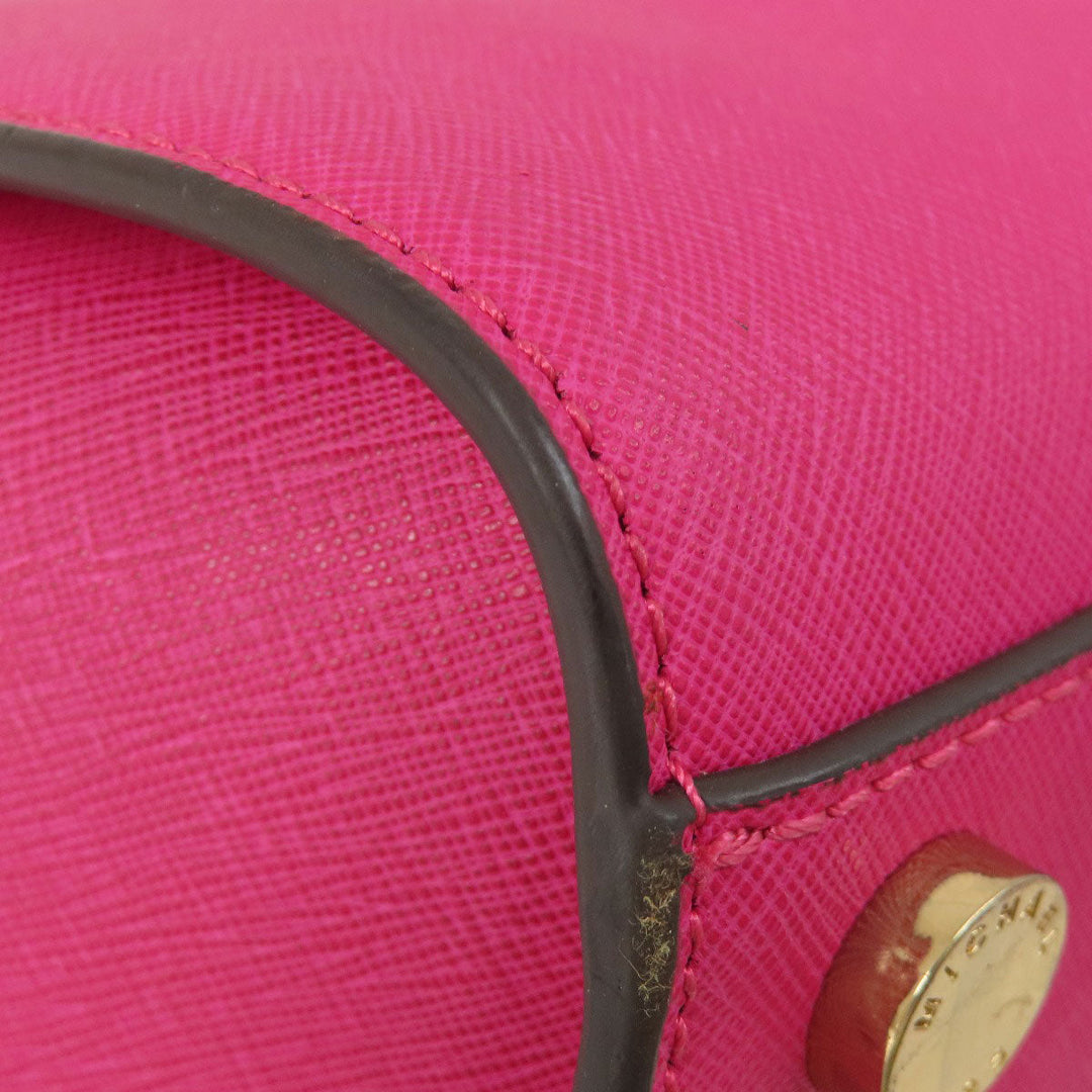 MICHAEL KORS Handbag PVC pink 2WAY Women Used Authentic