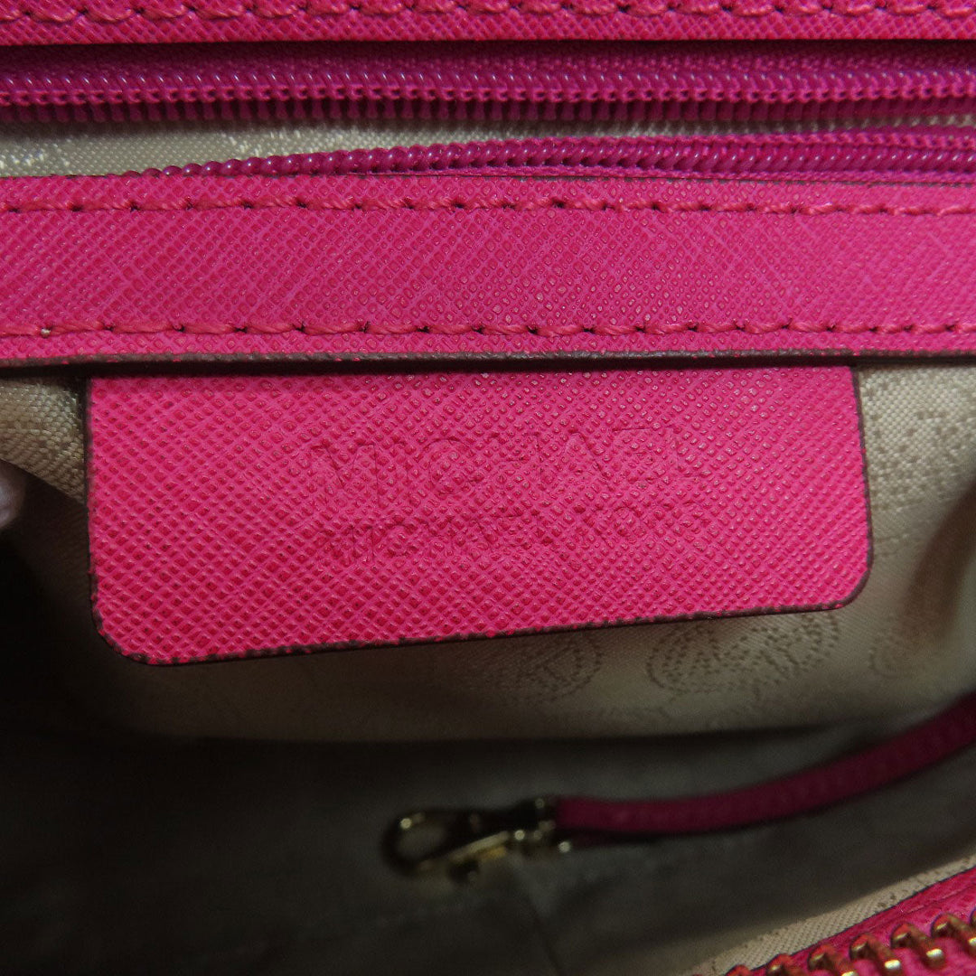 MICHAEL KORS Handbag PVC pink 2WAY Women Used Authentic