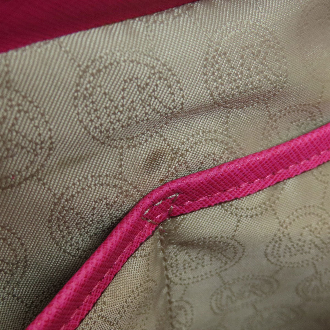 MICHAEL KORS Handbag PVC pink 2WAY Women Used Authentic