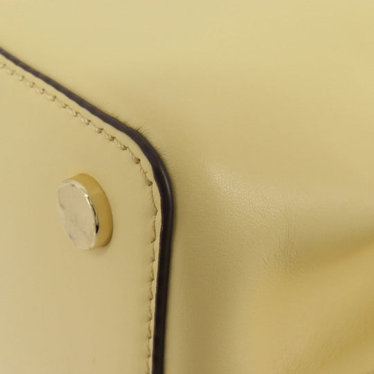 MICHAEL KORS Shoulder Bag leather yellow Long shoulder Women Used Authentic