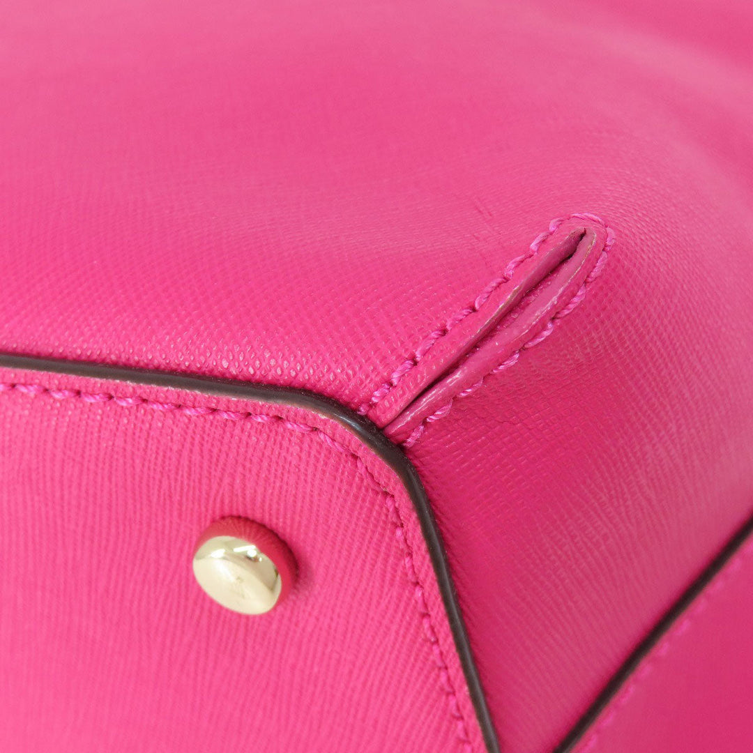Kate Spade Handbag PVC pink 2WAY Women Used Authentic