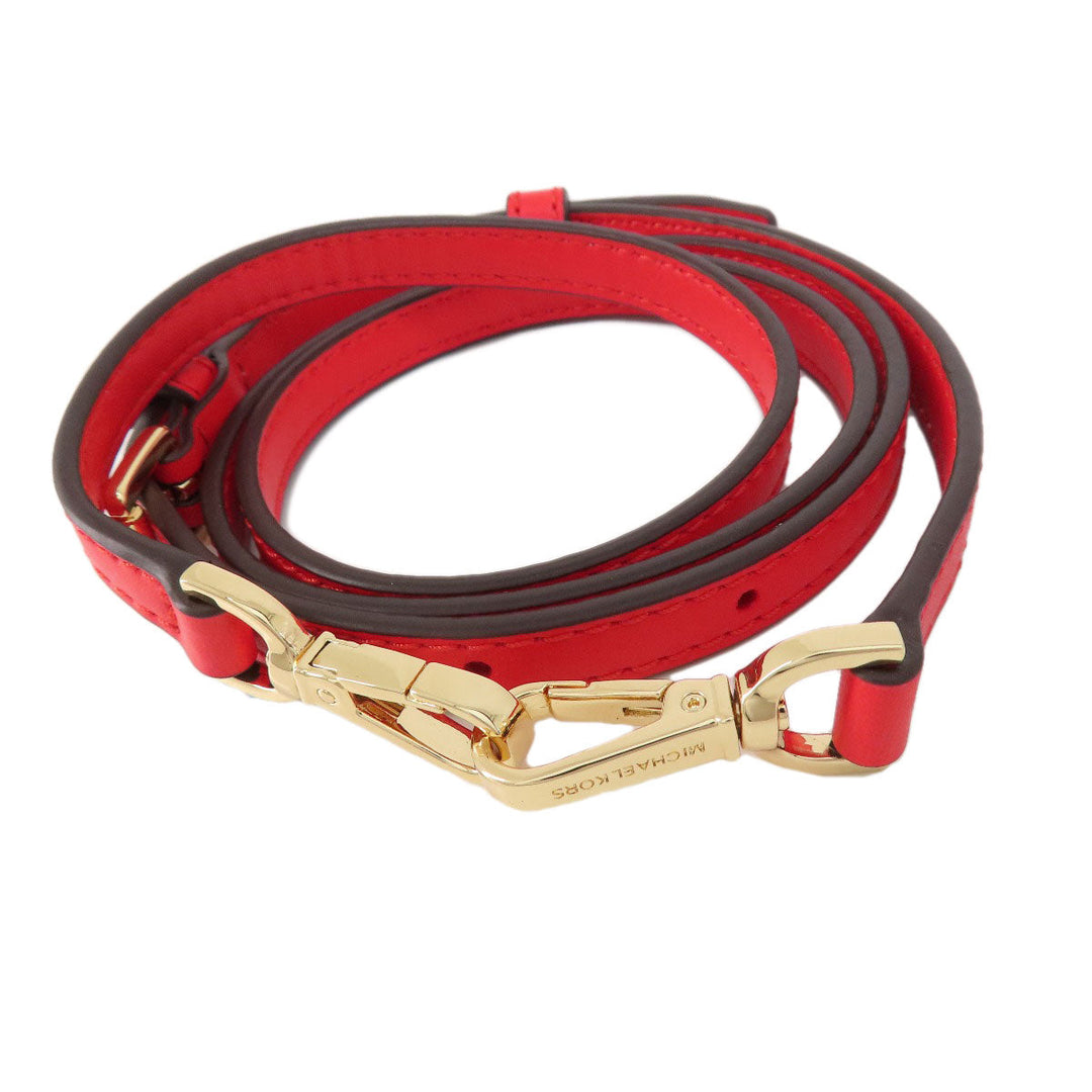 MICHAEL KORS Handbag PVC Red logo 2WAY Women Used Authentic