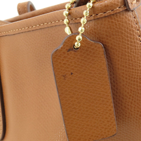 COACH Tote Bag F36875 PVC Brown logo