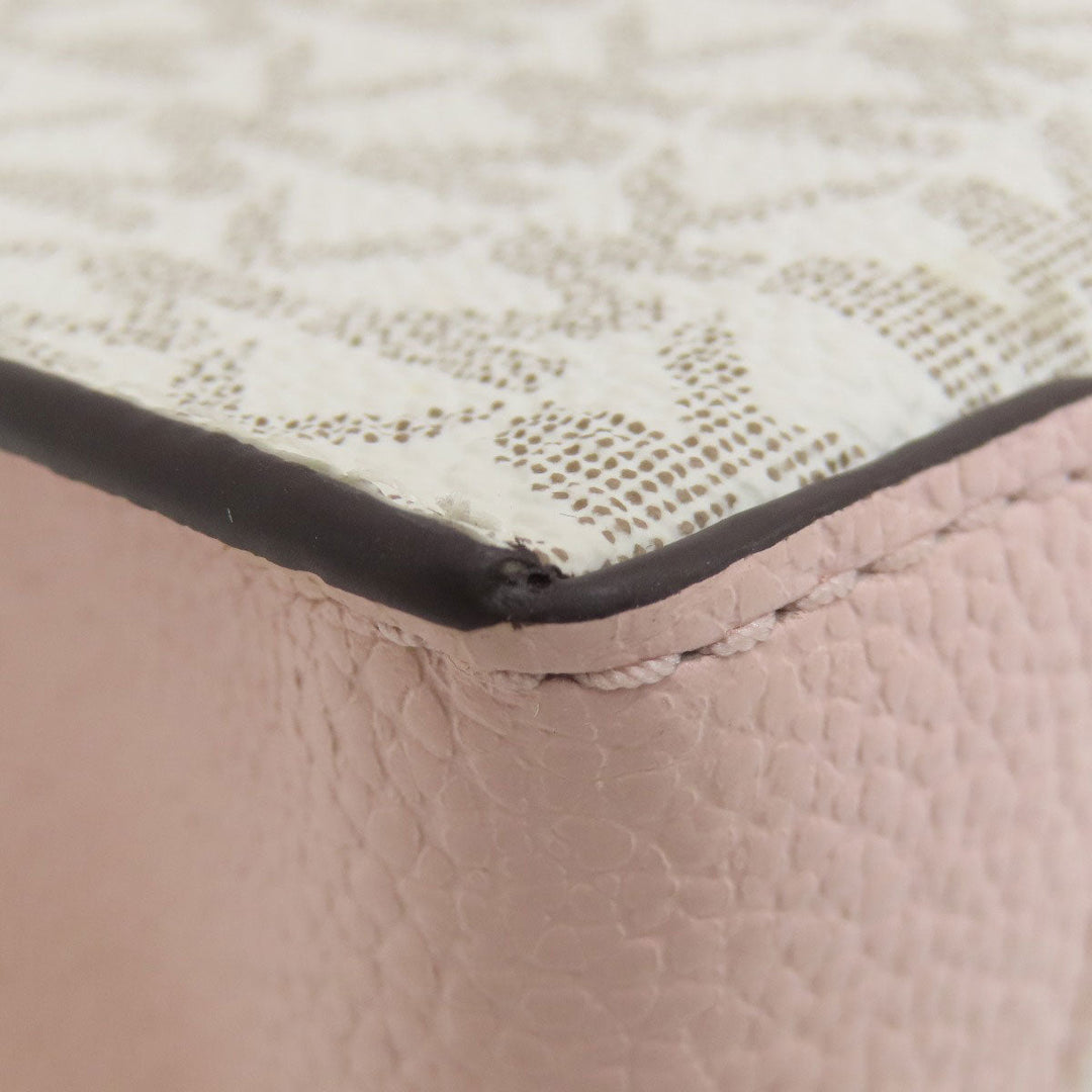 MICHAEL KORS Handbag PVC white Mercer 2WAY