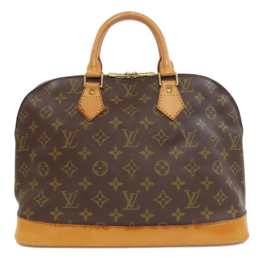 LOUIS VUITTON Handbag M51130 Monogram canvas Brown Alma Women Used Authentic