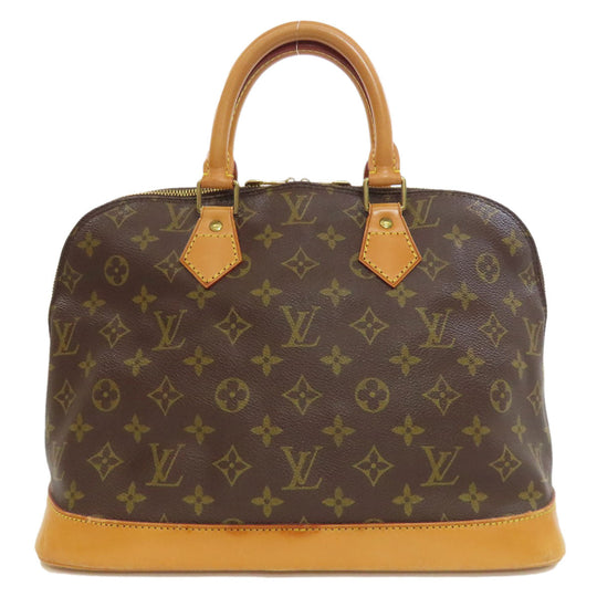 LOUIS VUITTON Handbag M51130 Monogram canvas Brown Alma Women Used Authentic