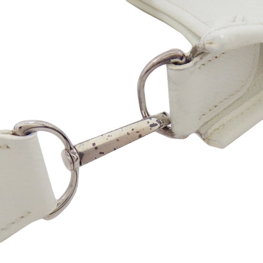 HERMES Shoulder Bag Epsom white Evelyn 1 PM SilverMetal Women Used Authentic