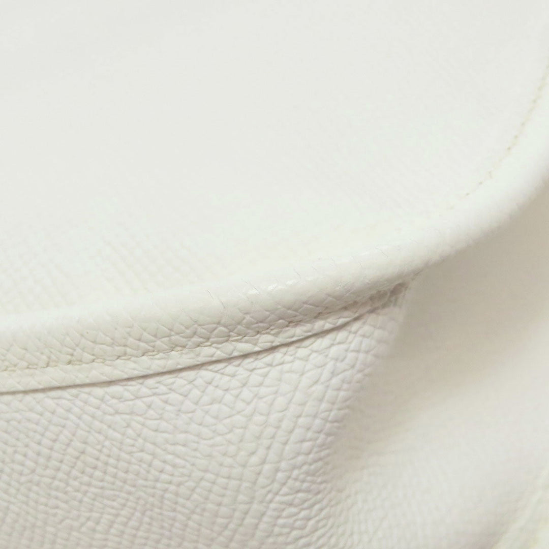 HERMES Shoulder Bag Epsom white Evelyn 1 PM SilverMetal Women Used Authentic