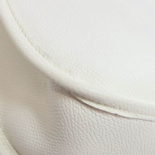 HERMES Shoulder Bag Epsom white Evelyn 1 PM SilverMetal Women Used Authentic
