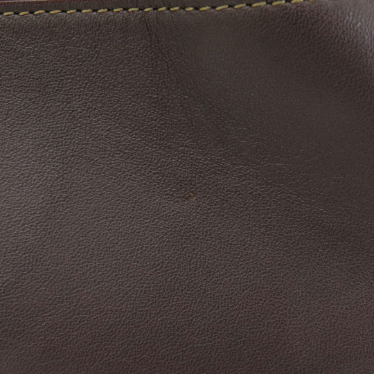 COACH Shoulder Bag 37769 canvas Brown Signature 2WAY Women Used Authentic