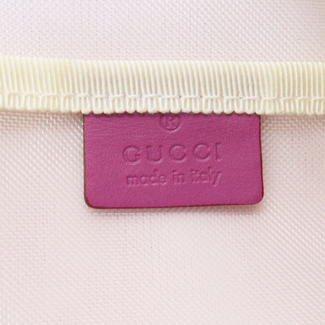 GUCCI Tote Bag 140691 canvas pink Big G Women Used Authentic