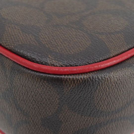 COACH Tote Bag C9926 PVC Brown mini jamie camera bag Women Used Authentic