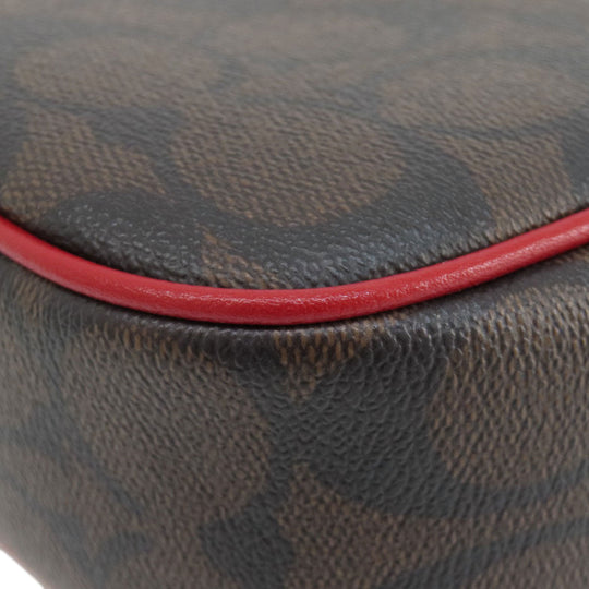 COACH Tote Bag C9926 PVC Brown mini jamie camera bag Women Used Authentic