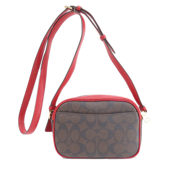 COACH Tote Bag C9926 PVC Brown mini jamie camera bag Women Used Authentic