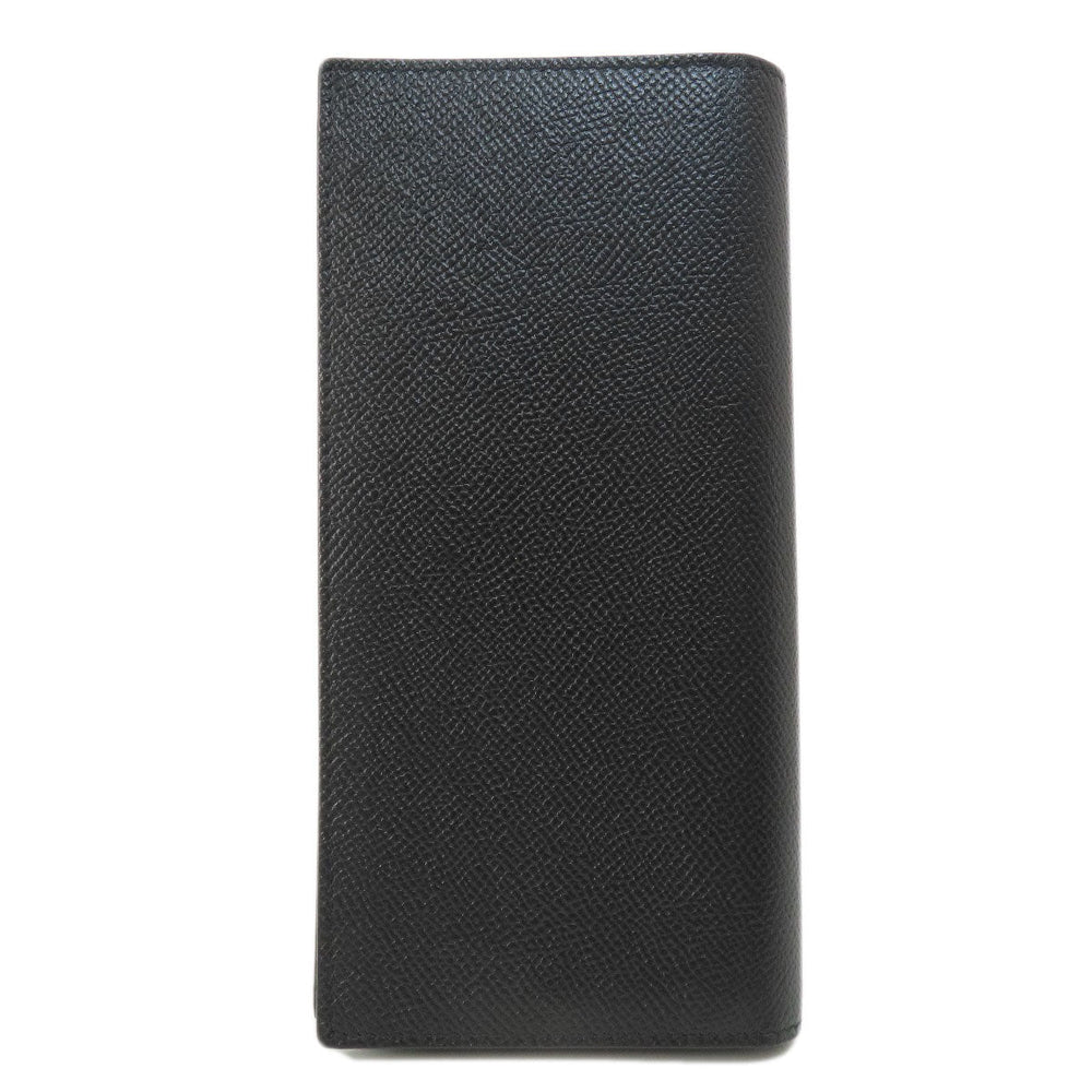 Dunhill Long Wallet Purse PVC black logo mens Used Authentic