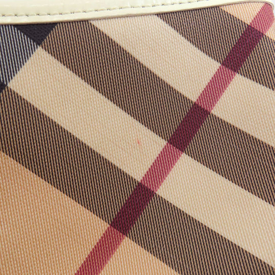 BURBERRY Shoulder Bag PVC beige Nova Check