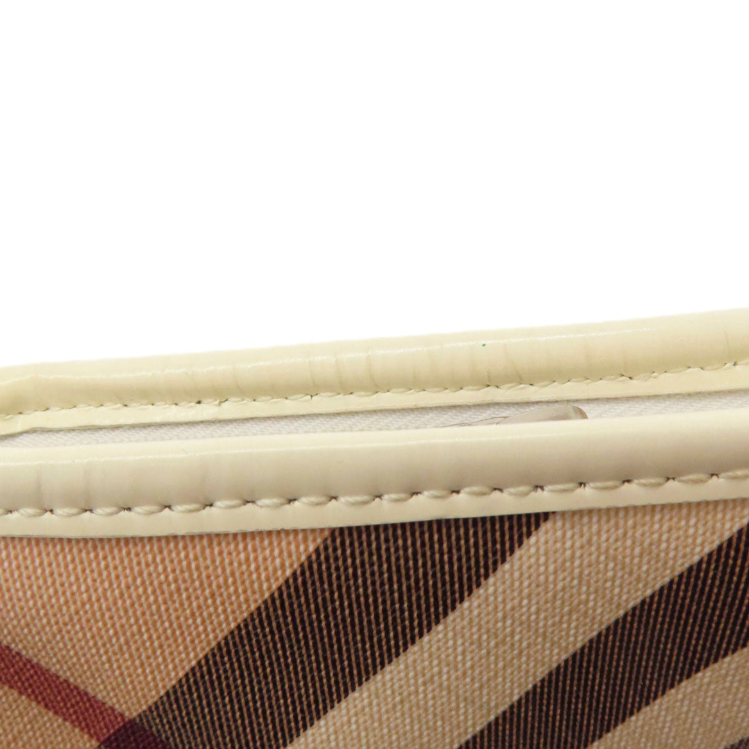 BURBERRY Shoulder Bag PVC beige Nova Check