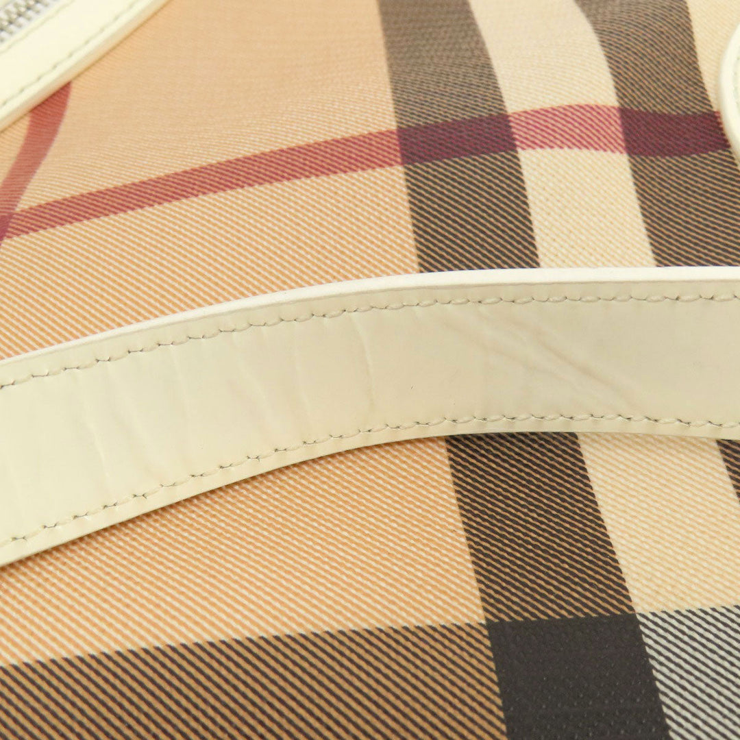BURBERRY Shoulder Bag PVC beige Nova Check
