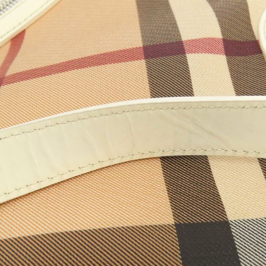 BURBERRY Shoulder Bag PVC beige Nova Check