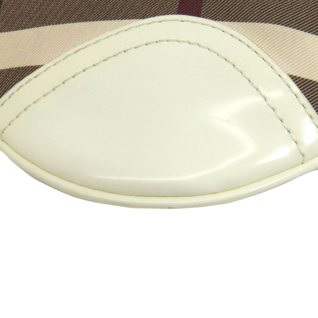 BURBERRY Shoulder Bag PVC beige Nova Check