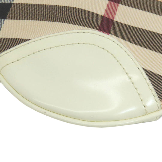 BURBERRY Shoulder Bag PVC beige Nova Check