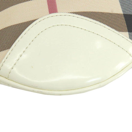 BURBERRY Shoulder Bag PVC beige Nova Check