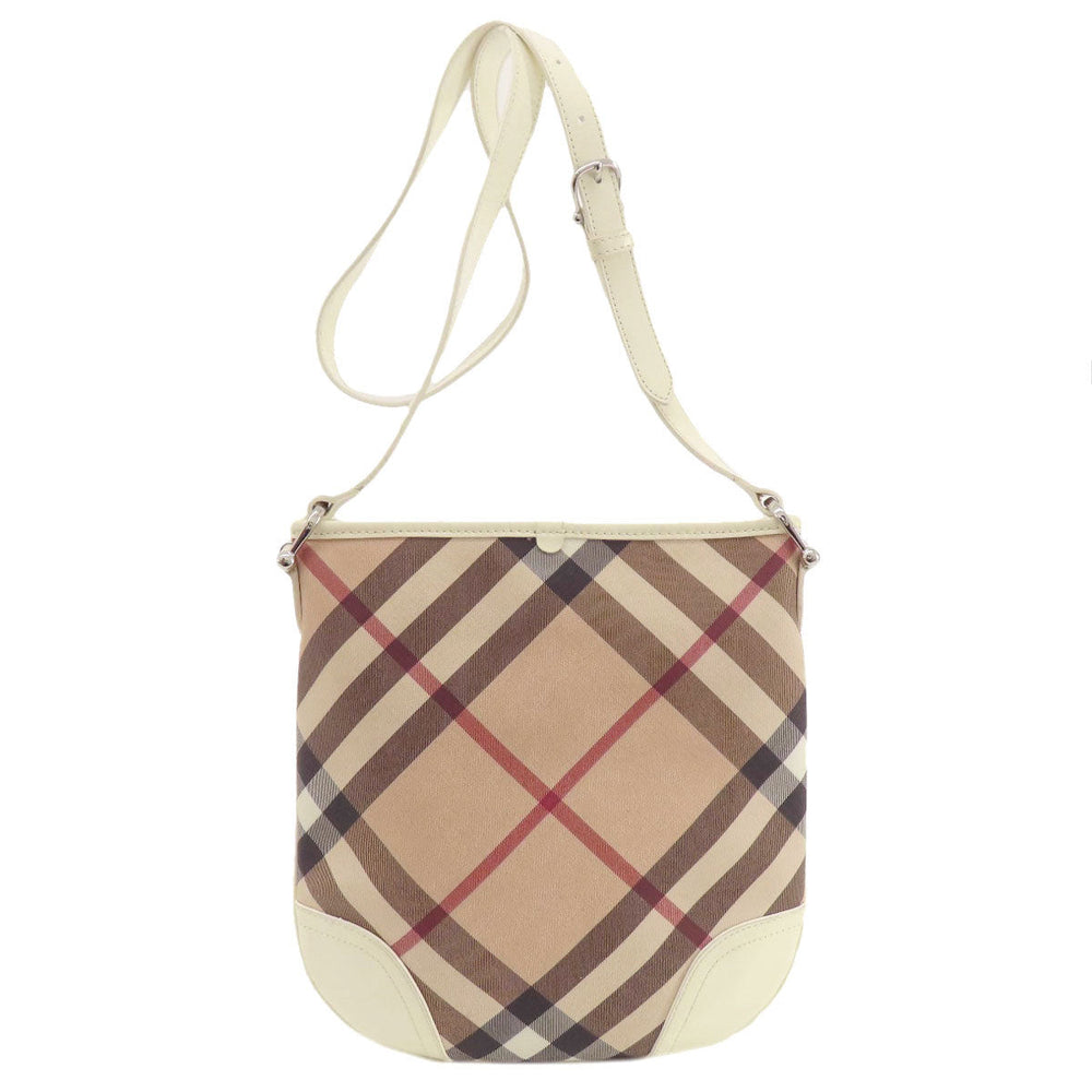 BURBERRY Shoulder Bag PVC beige Nova Check