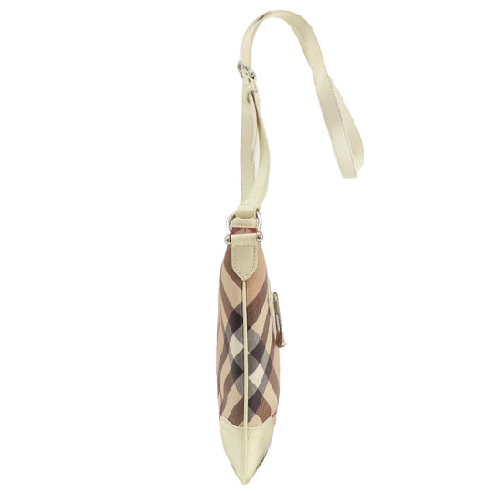 BURBERRY Shoulder Bag PVC beige Nova Check