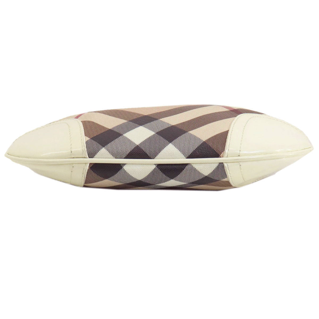 BURBERRY Shoulder Bag PVC beige Nova Check