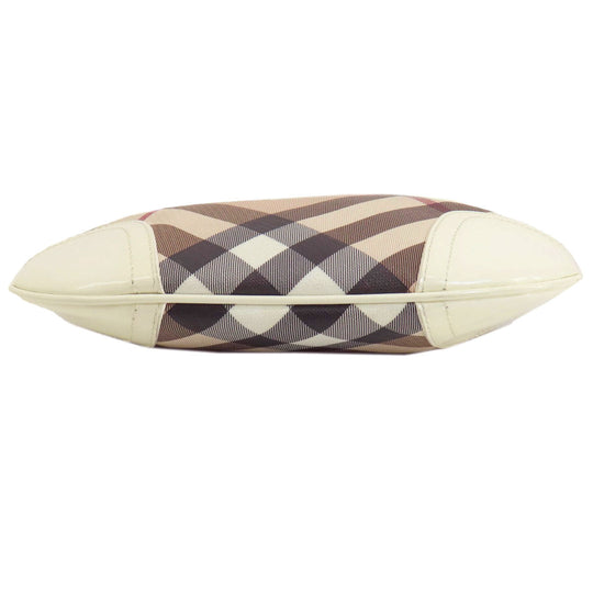 BURBERRY Shoulder Bag PVC beige Nova Check