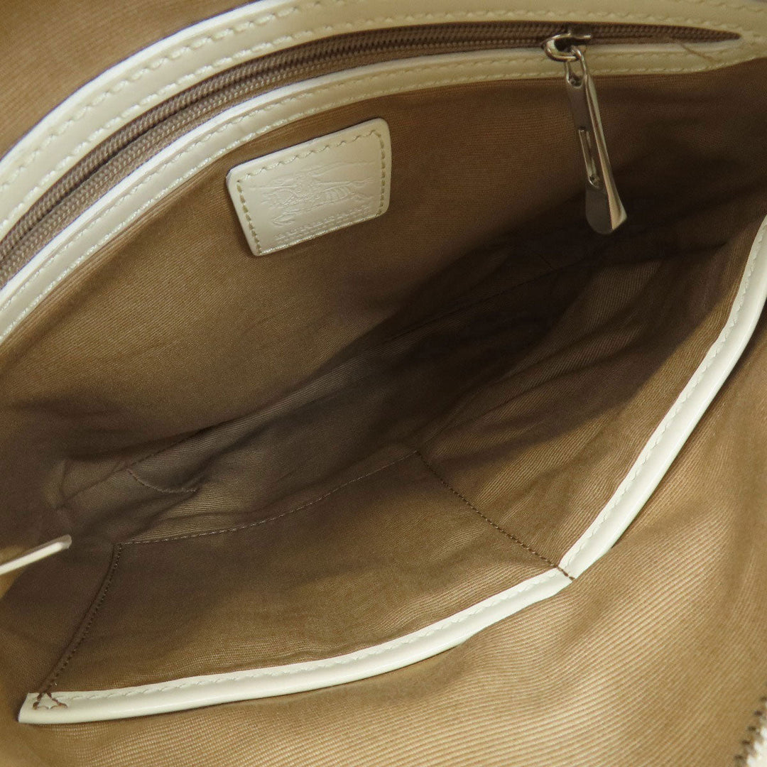 BURBERRY Shoulder Bag PVC beige Nova Check