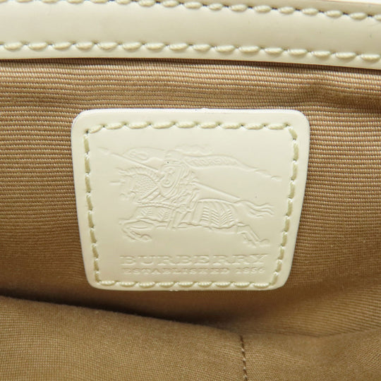 BURBERRY Shoulder Bag PVC beige Nova Check