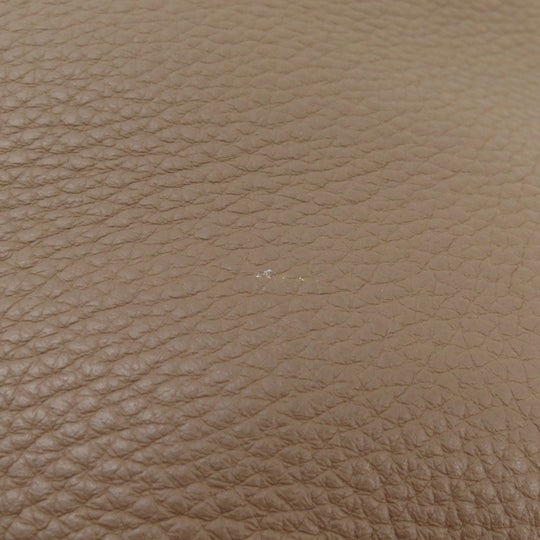 HERMES Handbag Taurillon Clemence Brown Bolide 35 Etoupe SilverMetal Women Used Authentic