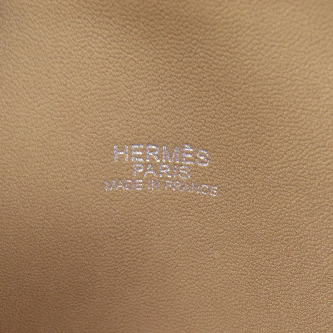 HERMES Handbag Taurillon Clemence Brown Bolide 35 Etoupe SilverMetal Women Used Authentic