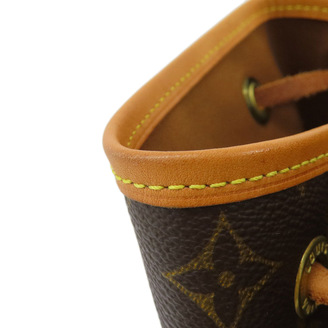 LOUIS VUITTON Backpack M51135 Monogram canvas Brown MontsourisGM Women Used Authentic