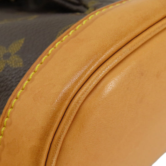 LOUIS VUITTON Backpack M51135 Monogram canvas Brown MontsourisGM Women Used Authentic