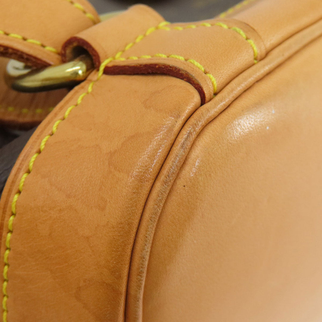 LOUIS VUITTON Backpack M51135 Monogram canvas Brown MontsourisGM Women Used Authentic