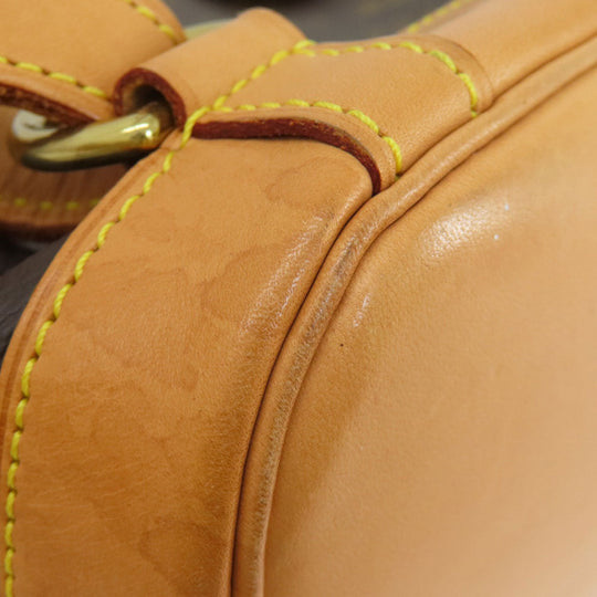LOUIS VUITTON Backpack M51135 Monogram canvas Brown MontsourisGM Women Used Authentic
