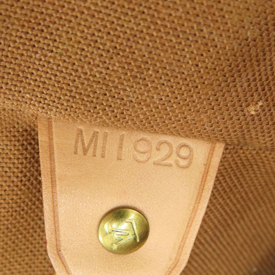 LOUIS VUITTON Backpack M51135 Monogram canvas Brown MontsourisGM Women Used Authentic