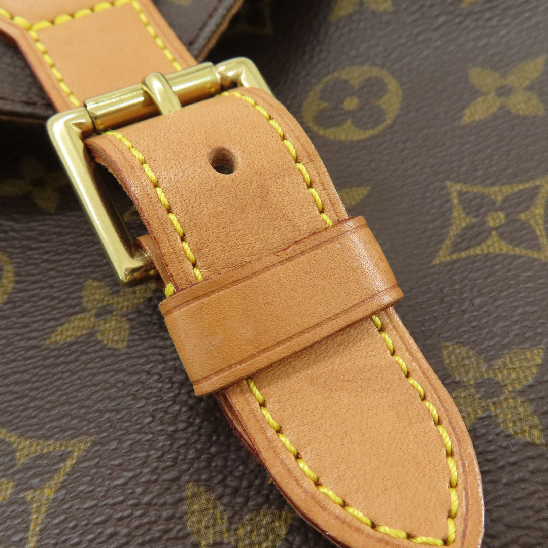 LOUIS VUITTON Backpack M51135 Monogram canvas Brown MontsourisGM Women Used Authentic