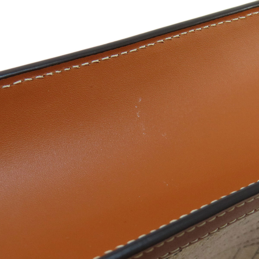 CELINE Handbag canvas Brown Mini Vertical Cover 2WAY