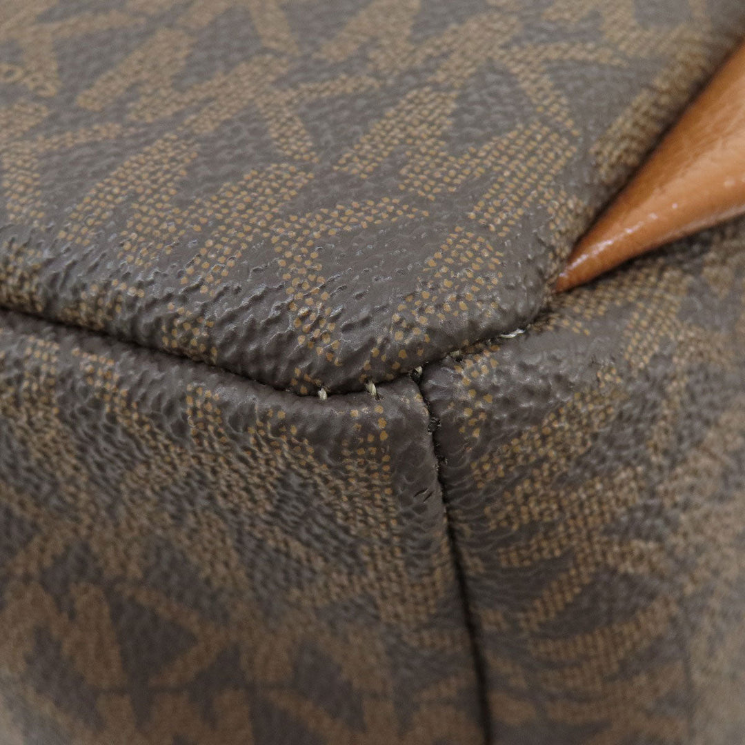 MICHAEL KORS Backpack PVC Brown MK signature Women Used Authentic