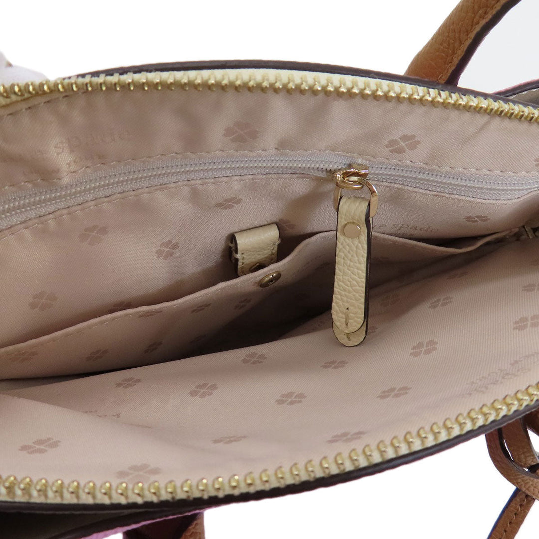 Kate Spade Handbag leather pink 2WAY Women Used Authentic