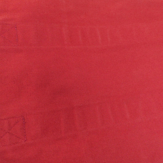 HERMES Handbag canvas Red Fool Toe Kabas Women Used Authentic