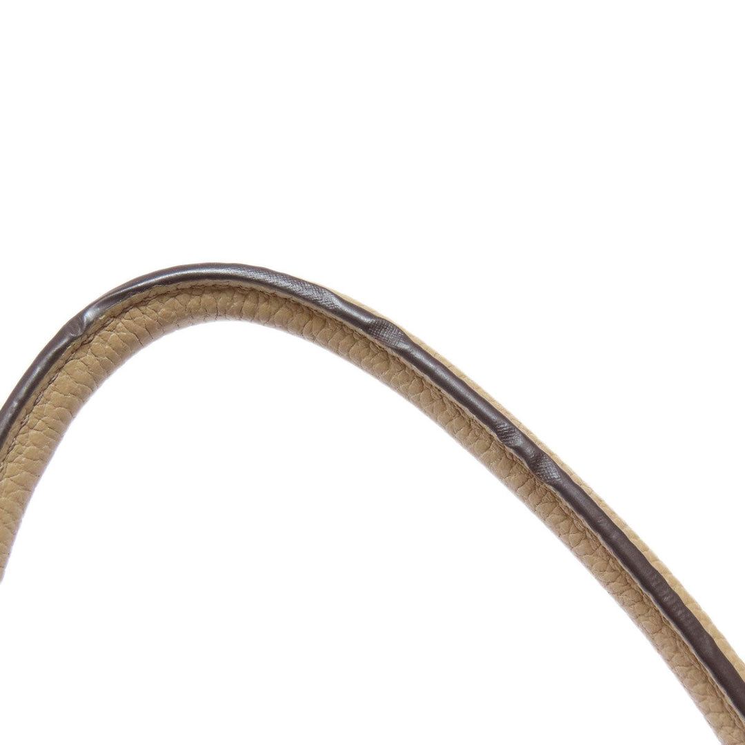 MICHAEL KORS Handbag leather beige 2WAY Women Used Authentic