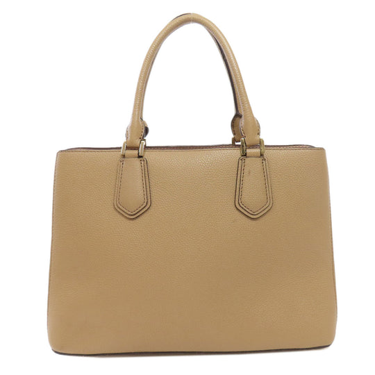 MICHAEL KORS Handbag leather beige 2WAY Women Used Authentic