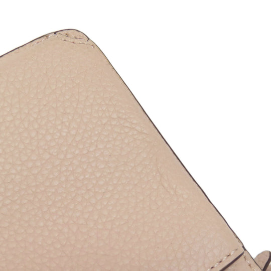 MICHAEL KORS Long Wallet Purse leather pink Shoulder wallet