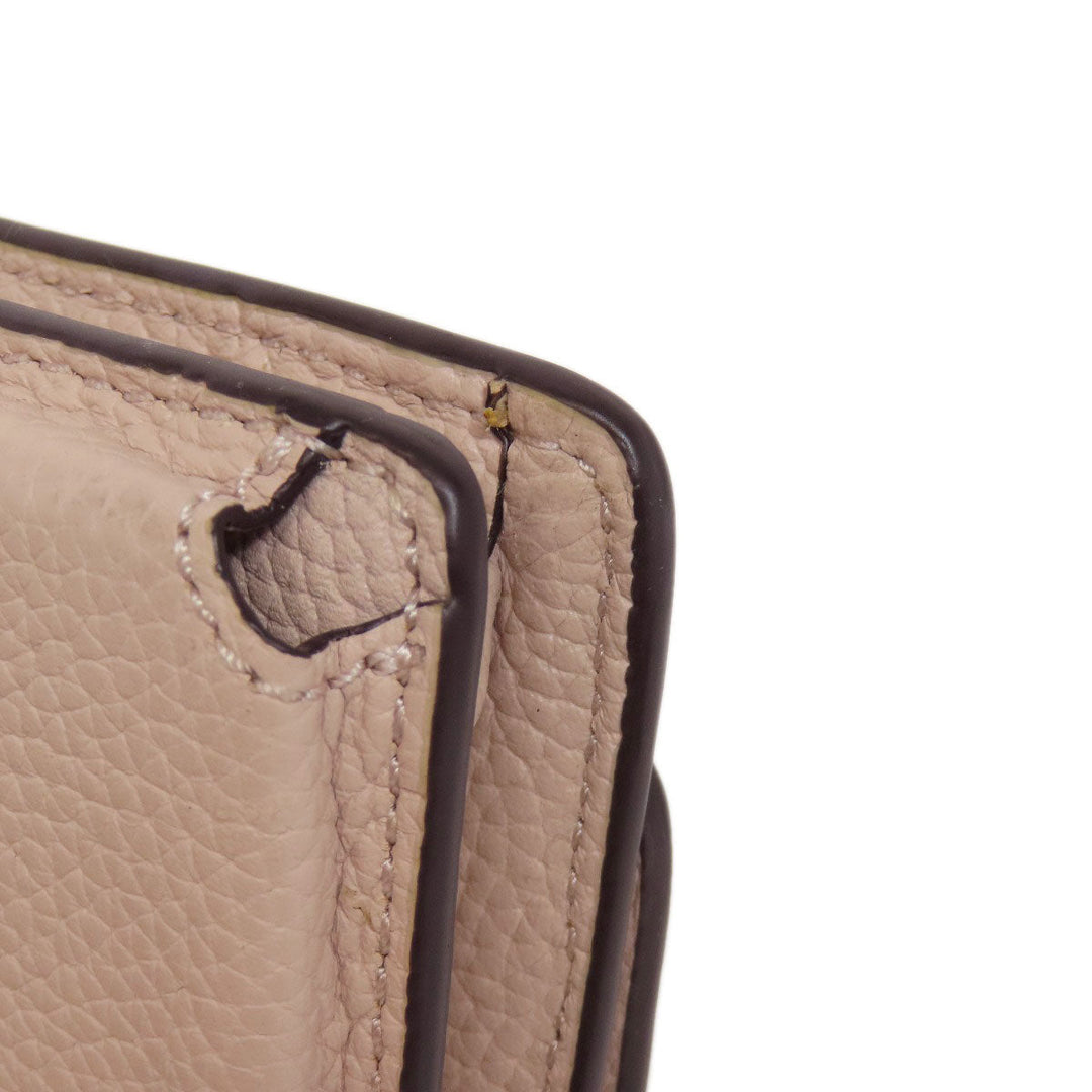 MICHAEL KORS Long Wallet Purse leather pink Shoulder wallet