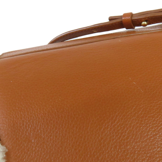 SEE BY CHLOE Backpack leather white fur Women Used Authentic